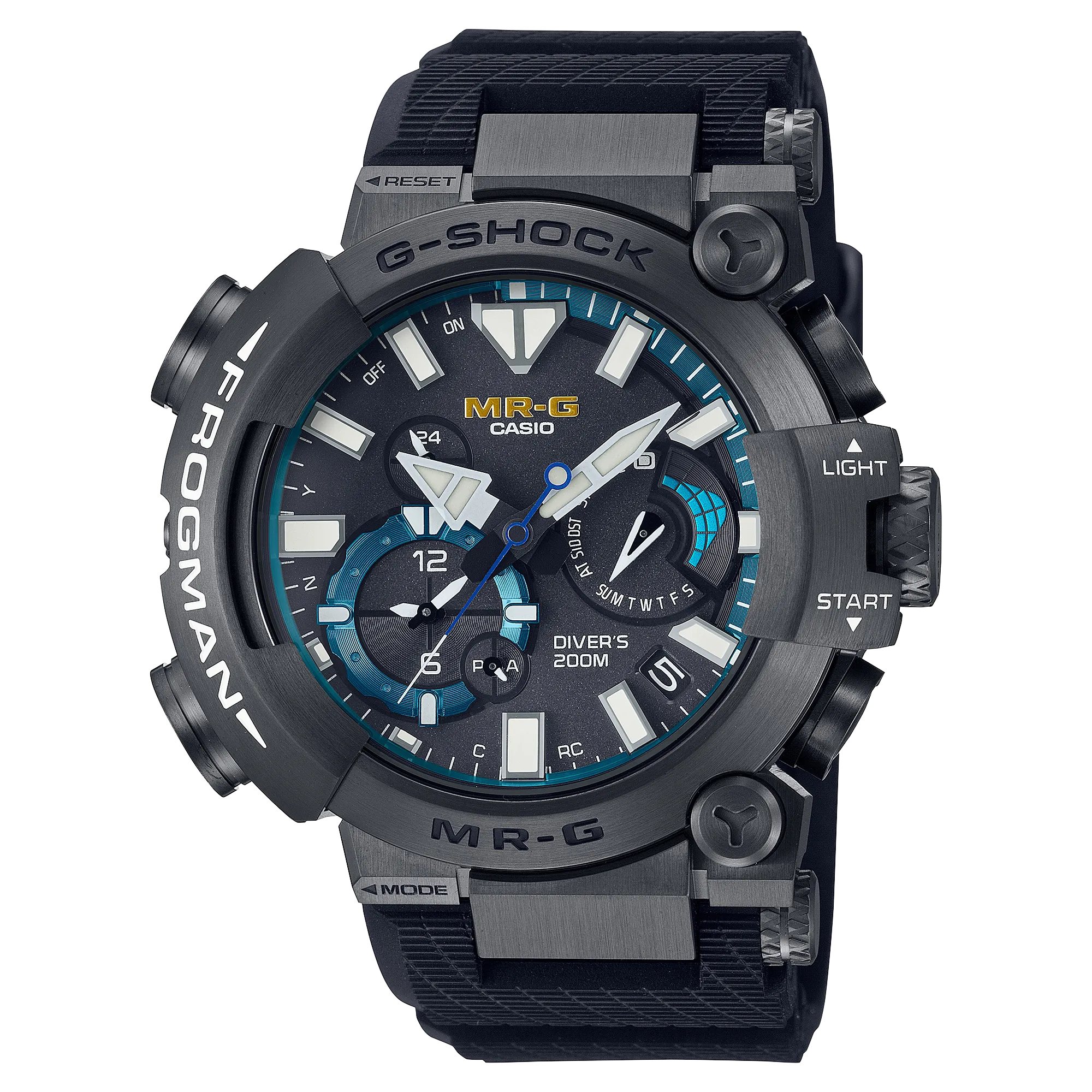 G-Shock Mr-G Frogman Black Rubber Band Men's Watch MRGBF1000R-1A