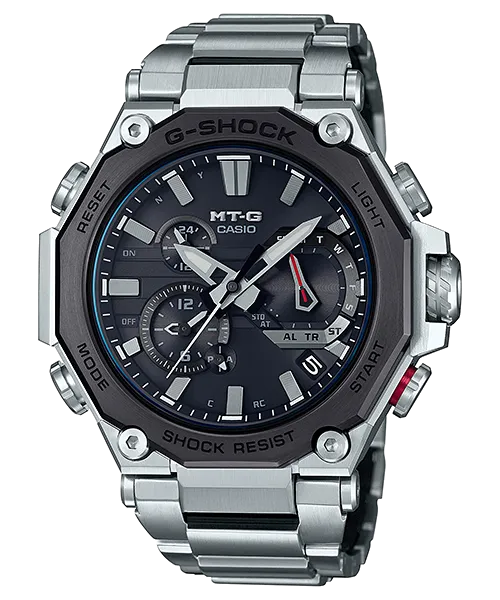 G-Shock MT-G Solar Black Dial Stainless Steel Watch MTGB2000D-1A