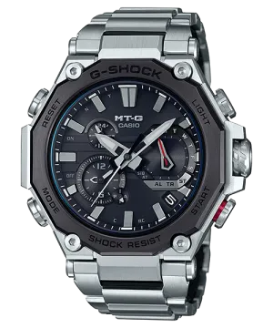 G-Shock MT-G Solar Black Dial Stainless Steel Watch MTGB2000D-1A