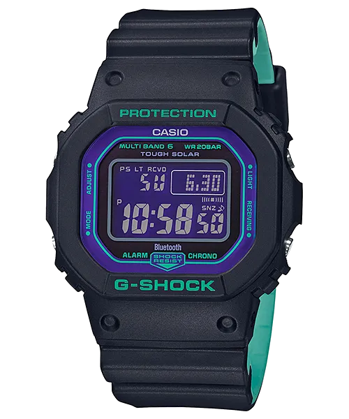 G-Shock Retro 90's Solar Bluetooth Watch with Dual-Tone Band GWB5600BL-1D