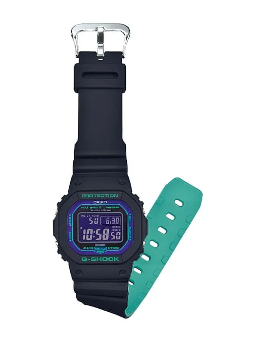 G-Shock Retro 90's Solar Bluetooth Watch with Dual-Tone Band GWB5600BL-1D