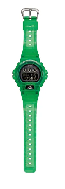 G-Shock Transparent Green Resin Band Watch DW6900JT-3D
