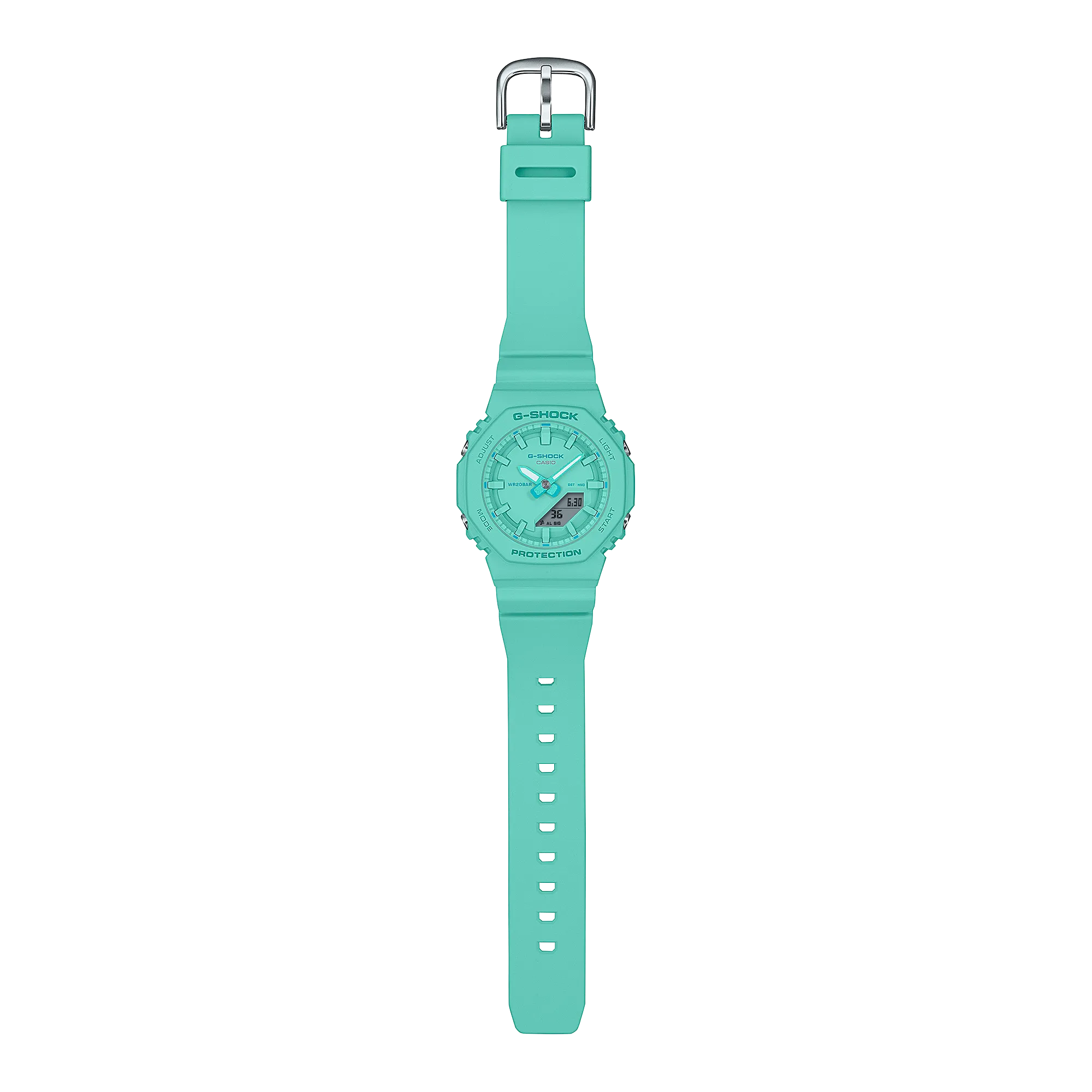G-Shock Turquoise Resin Band Turquoise Dial Watch GMAP2100-2A