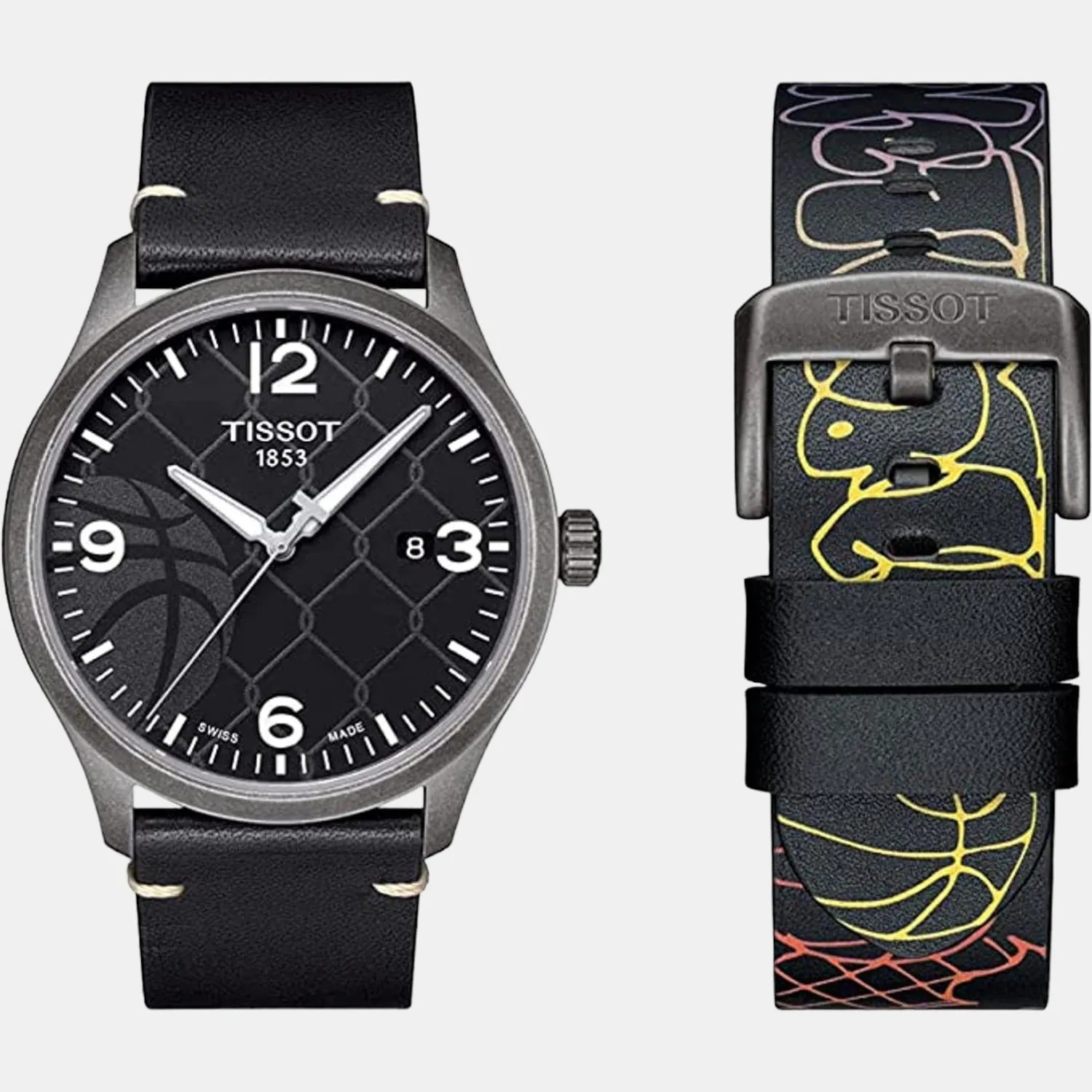 Gent Xl Men Analog Leather Watch T1164103606700