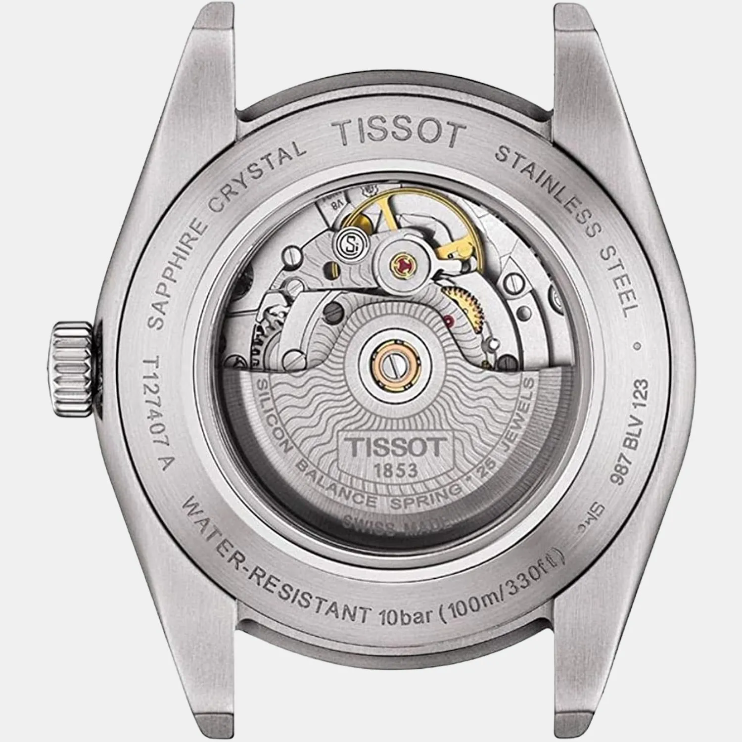 Gentleman Men Analog Stainless Steel Automatic Watch T1274071109101