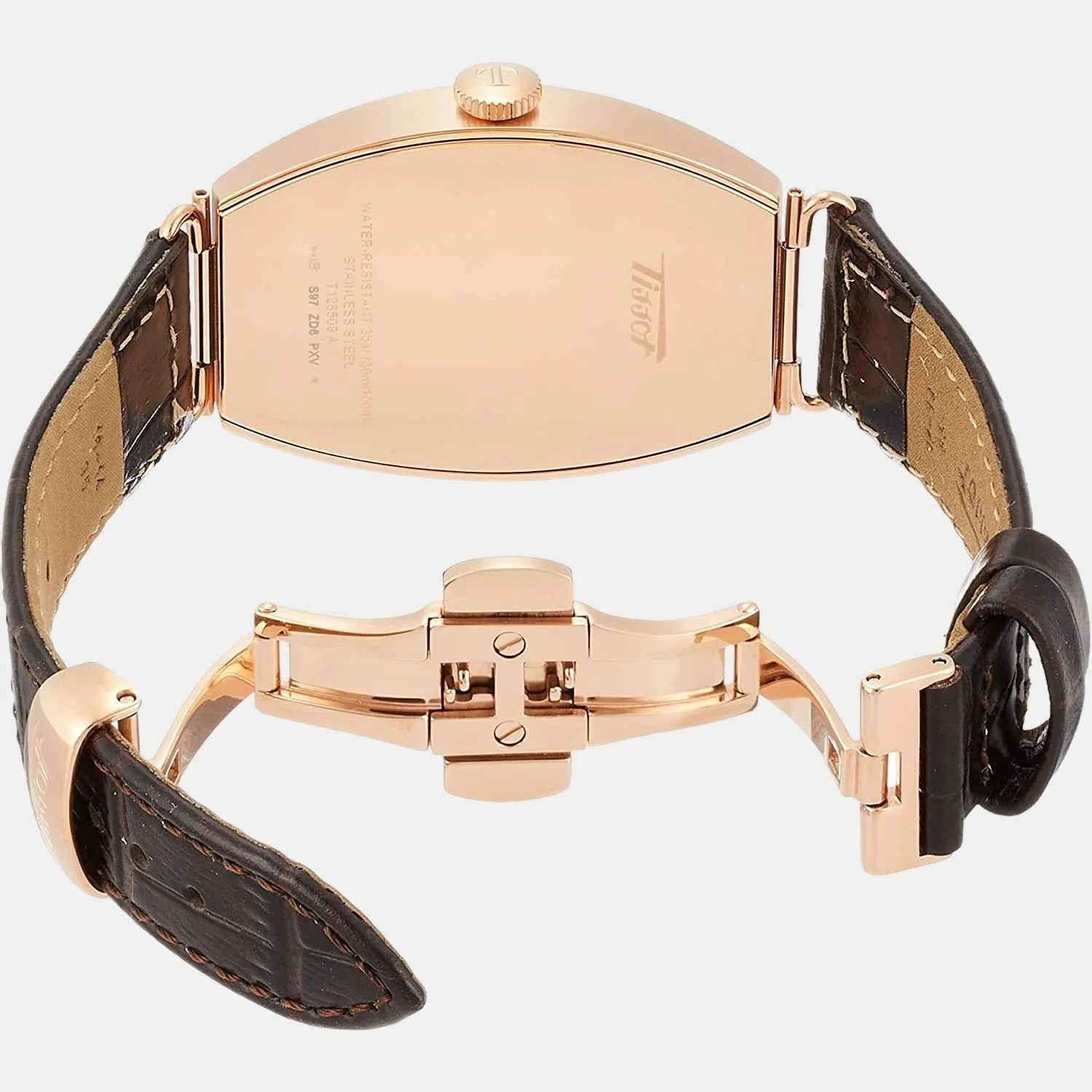 Gentleman Women Analog Leather Watch T1285093603200