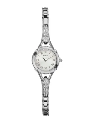 Guess Angelic Silver Dial Silver Bracelet Watch W0135L1