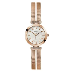 Guess Array Rose Gold Ladies Analog Watch GW0471L3