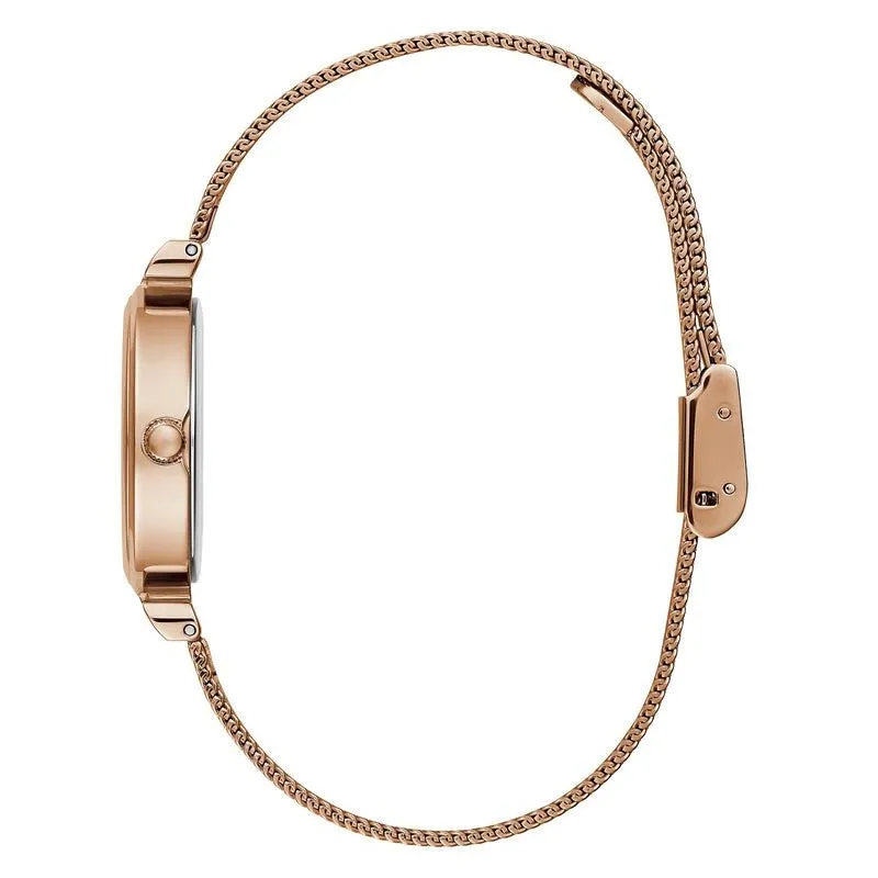 Guess Array Rose Gold Ladies Analog Watch GW0471L3
