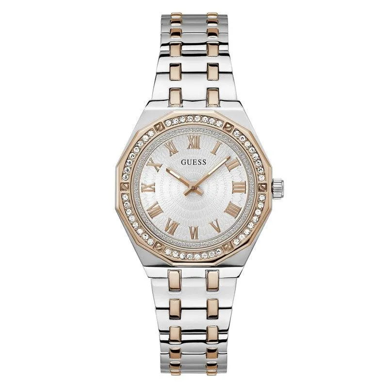 Guess Desire White Dial Analogue Watch