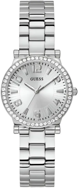 Guess Fawn Silver Dial Stainless Steel Watch GW0686L1
