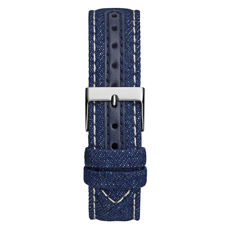 Guess G Stitch Blue Dial Analogue Watch