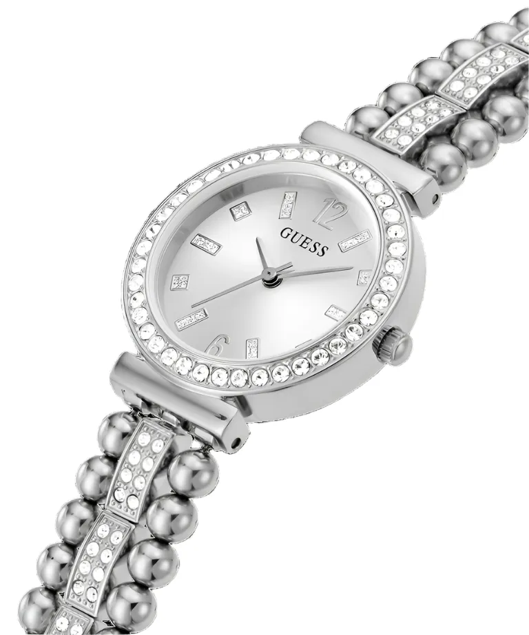 Guess Gala Silver Dial Stainless Steel Watch GW0401L1