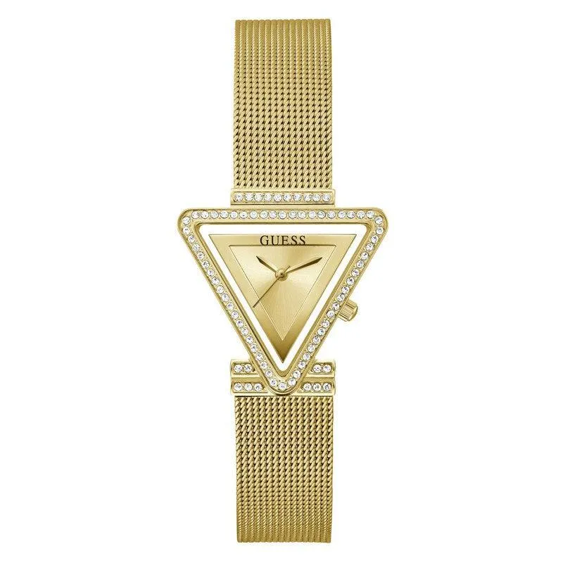 GUESS Ladies Gold Tone Analog Watch GW0508L2