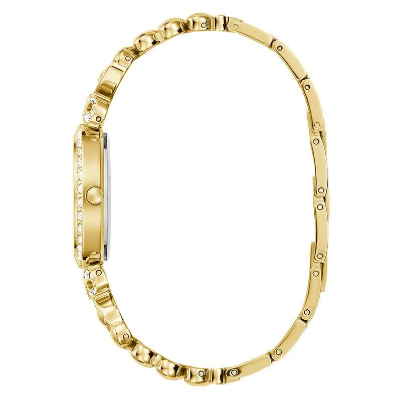 Guess Ladies Gold Tone Analog Watch