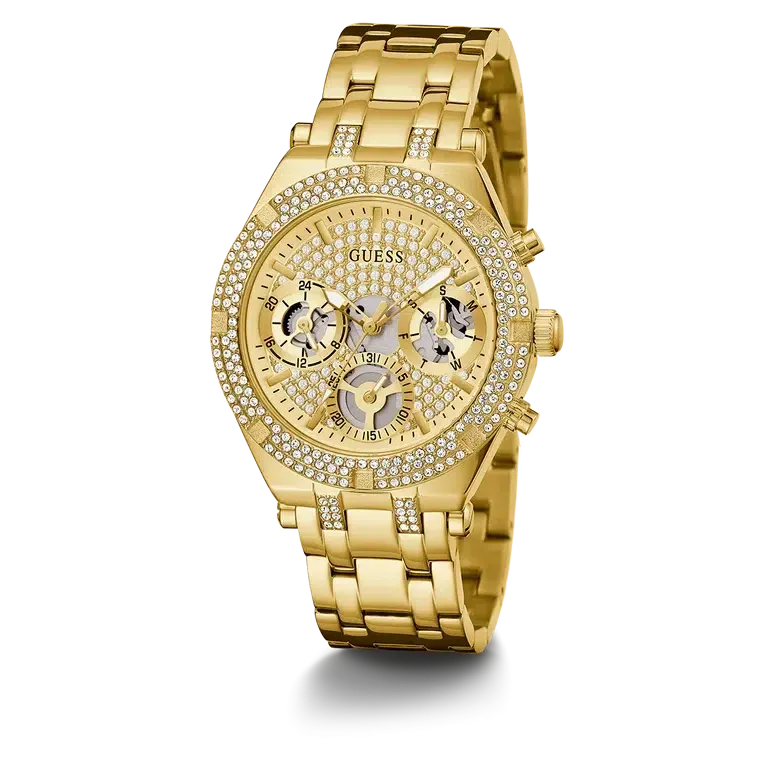 Guess Ladies Gold Tone Multi-function Watch GW0440L2