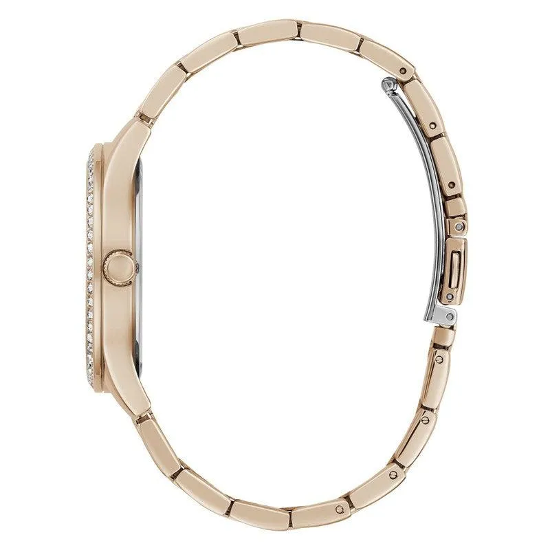 GUESS Ladies Idol Rose Gold Tone Analog Watch GW0605L3