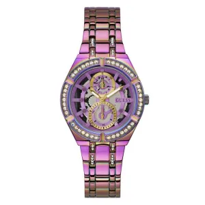 Guess Ladies Iridescent Tone Multi-function Watch GW0604L4