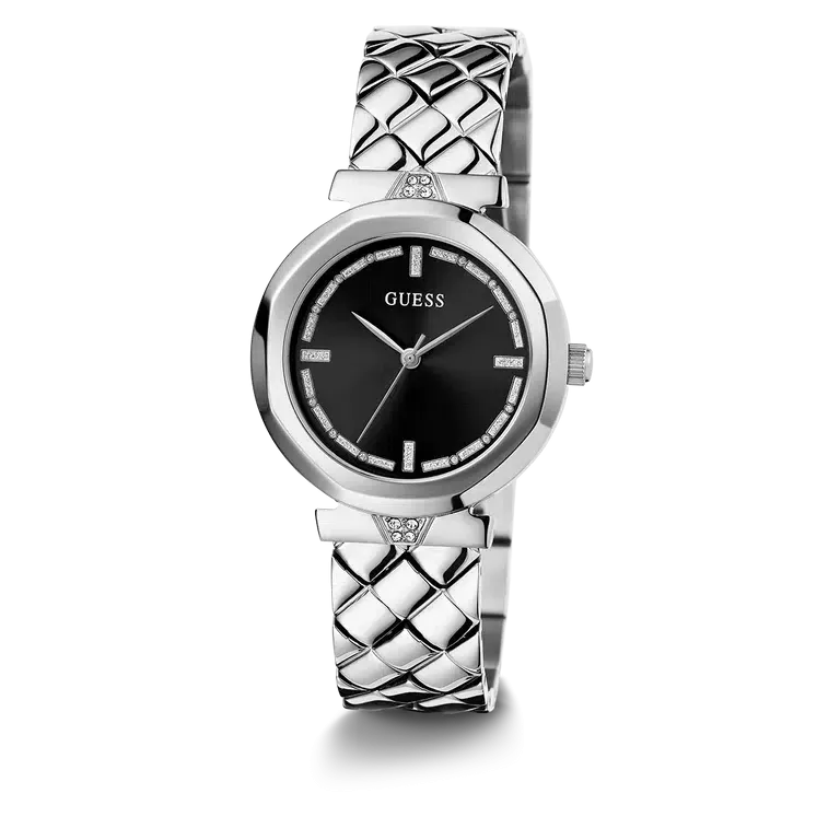 Guess Ladies Silver Tone Analog Watch GW0613L1