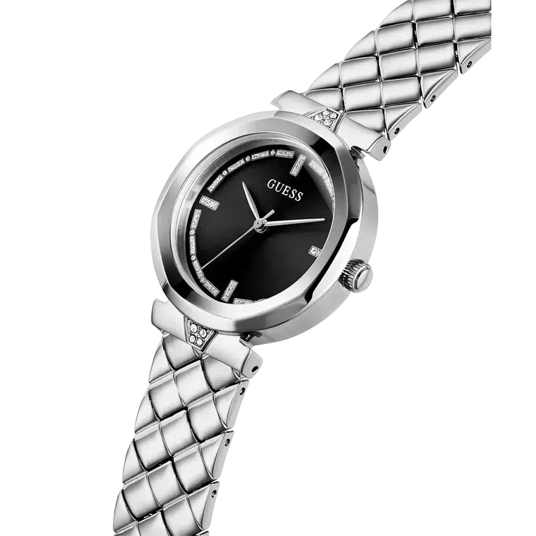 Guess Ladies Silver Tone Analog Watch GW0613L1