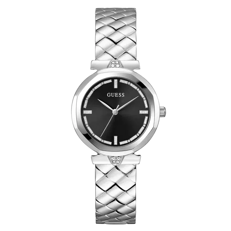 Guess Ladies Silver Tone Analog Watch GW0613L1