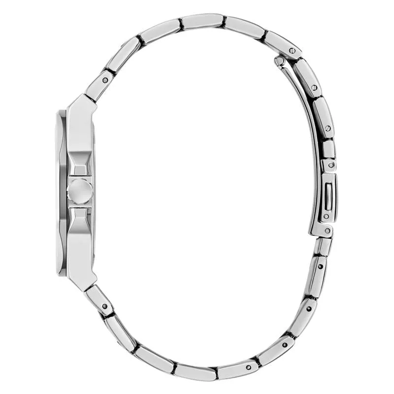 Guess Ladies Silver Tone Analog Watch
