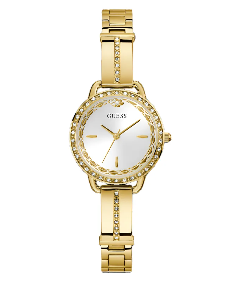 Guess Limited Edition Lunar New Year White Dial Stainless Steel Watch GW0856L1