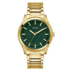 Guess Mens Gold Tone Analog Watch GW0626G2