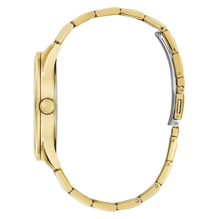 Guess Mens Gold Tone Analog Watch GW0626G2