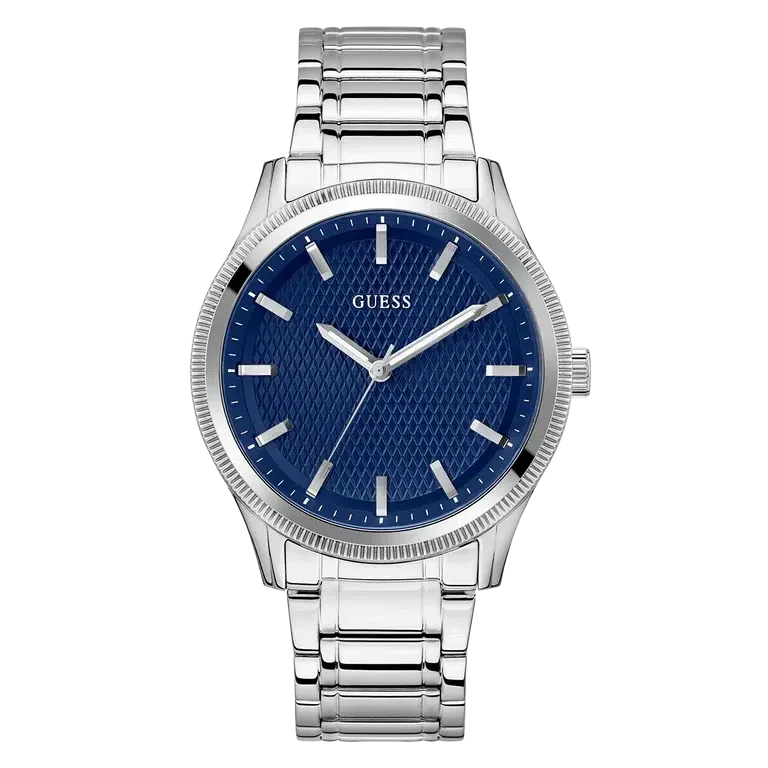 Guess Mens Silver Analog Watch GW0626G1