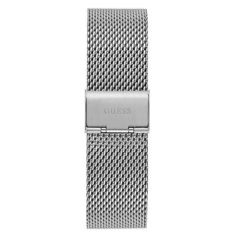 GUESS Mens Silver Tone Multi-function Watch GW0582G1