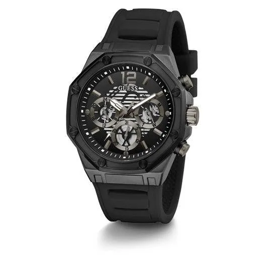 Guess Momentum Black Multi-Function Gents Watch GW0263G4
