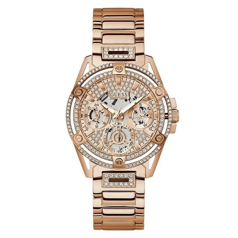 Guess Queen Rose Gold Tone Analog Ladies Watch GW0464L3