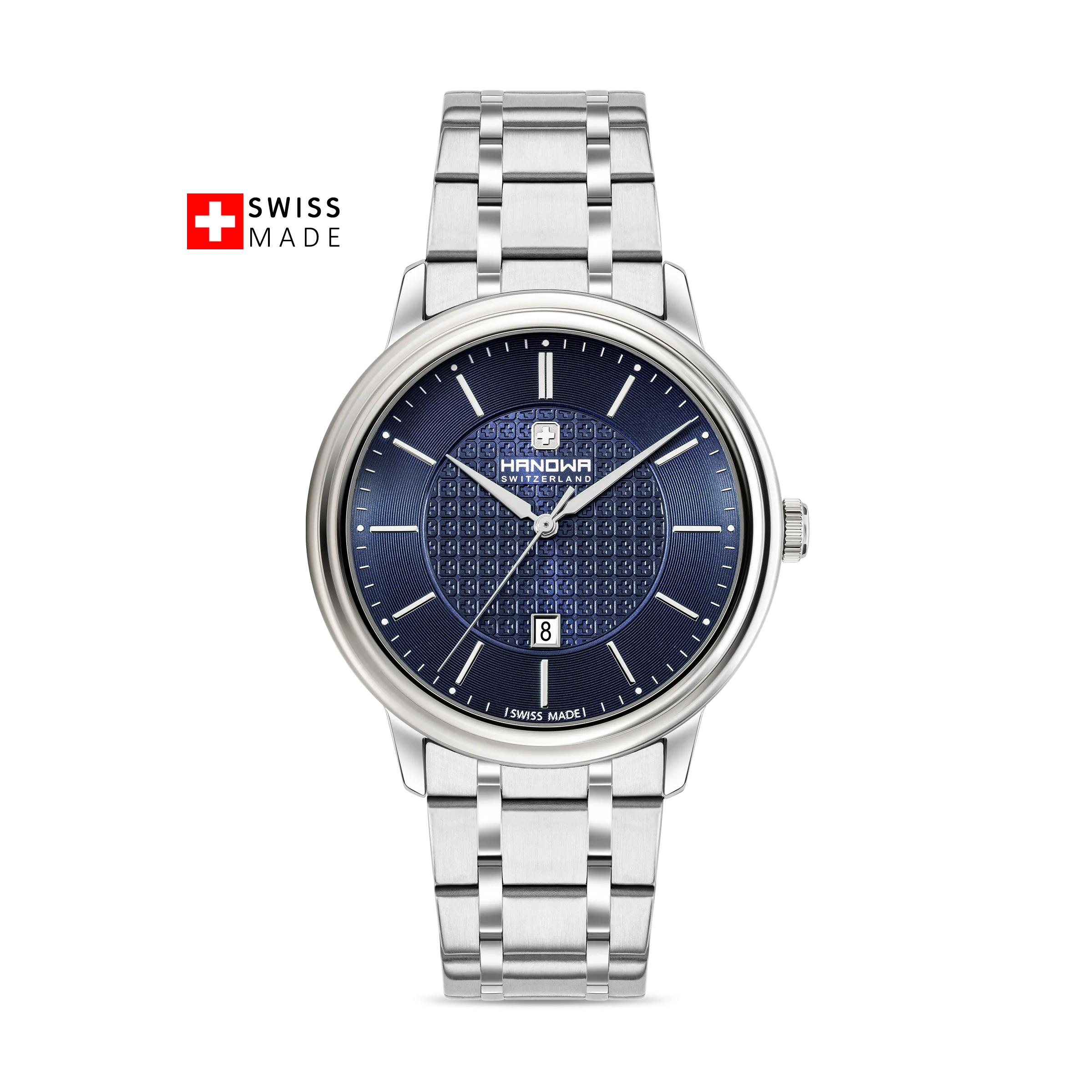 HANOWA - 16-5087.04.003 - MEN'S STAINLESS WRIST WATCH