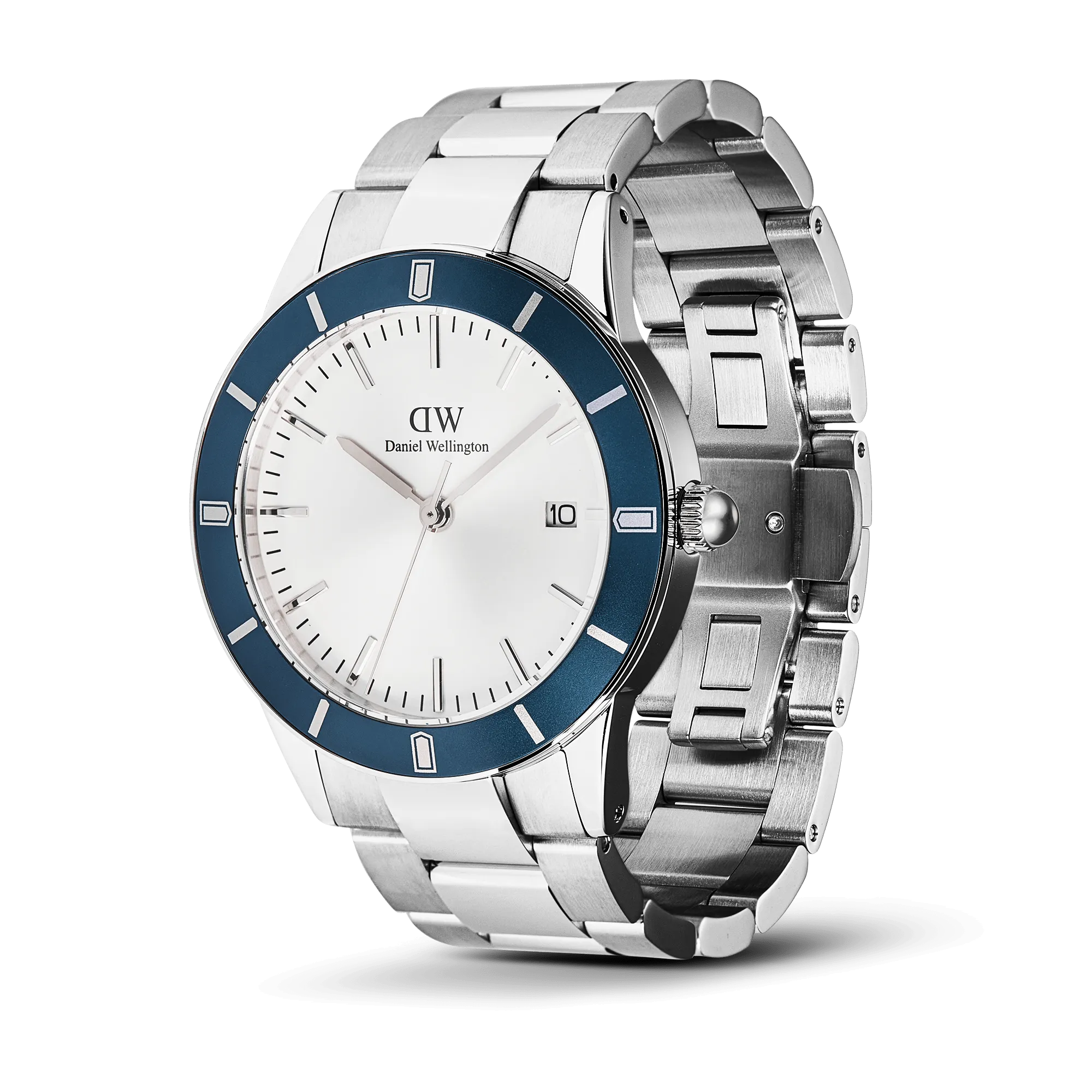 Iconic Paradigma Link Blue Bezel Silver