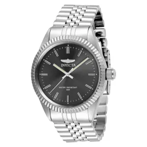 Invicta 29372 Men's Specialty Charcoal Dial Bracelet Quartz Watch