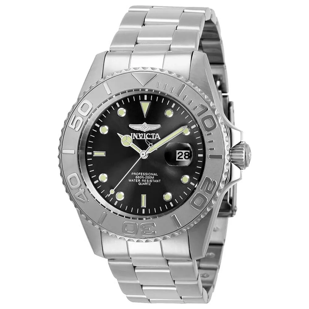 Invicta 29944 Men's Pro Diver Black Dial Bracelet Quartz Watch