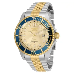 Invicta 30617 Men's Pro Diver Champagne Dial TT Bracelet Watch