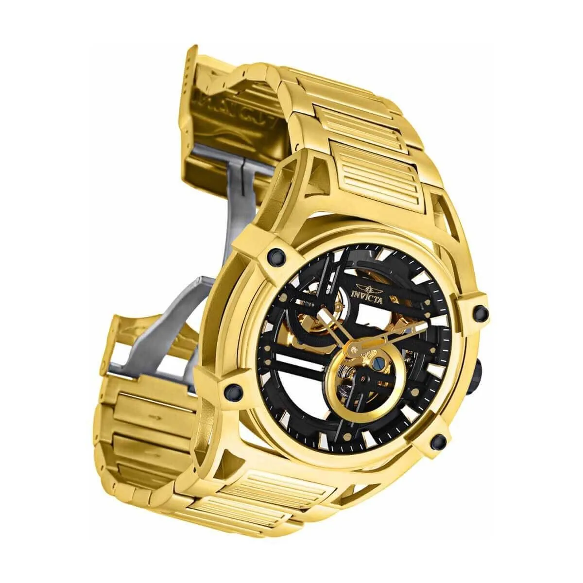 Invicta Men's Automatic Watch - Akula Yellow Gold Stainless Steel Bracelet | 32356