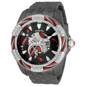 Invicta Men's Automatic Watch - Bolt King Snake Black Steel Bracelet | 32316