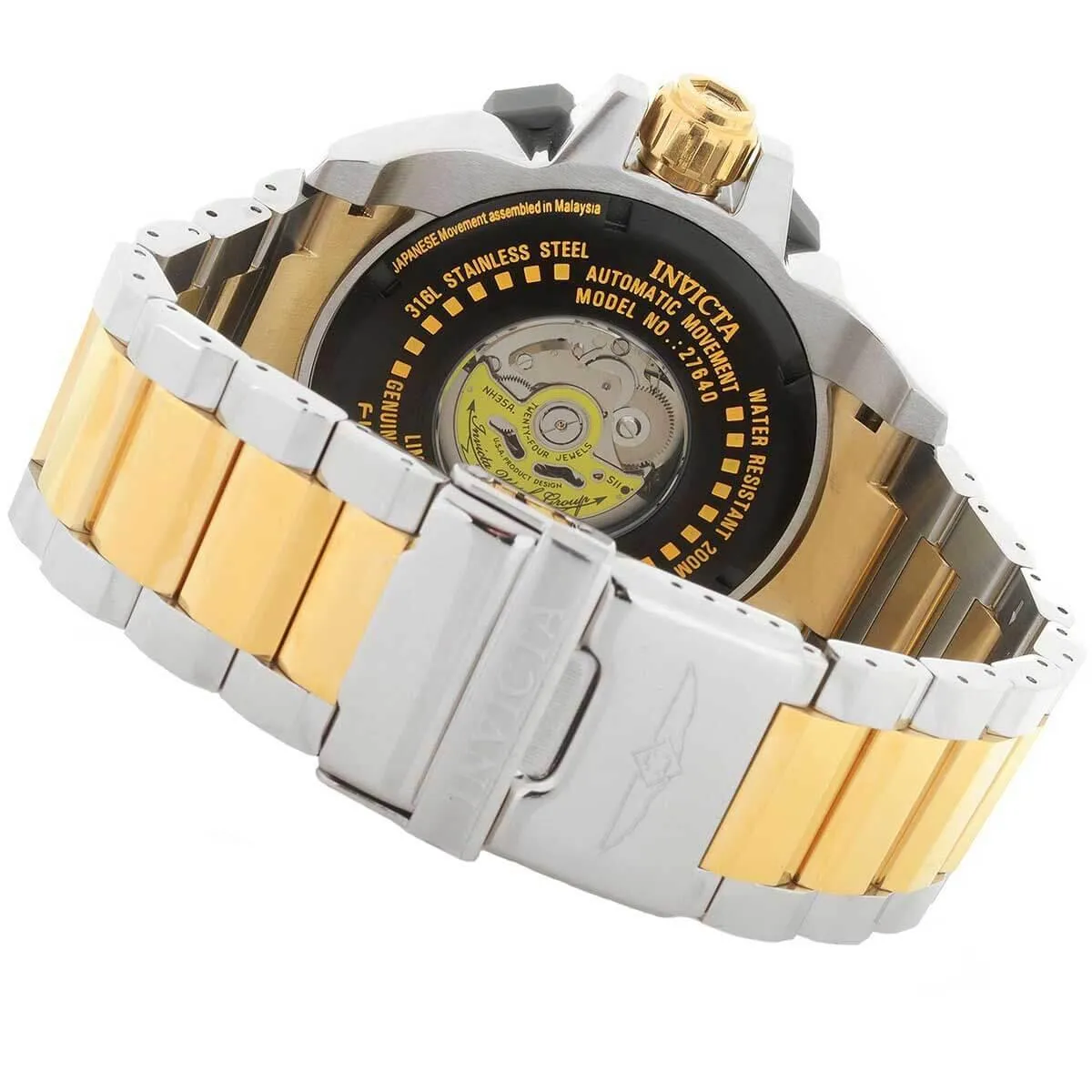 Invicta Men's Automatic Watch - Pro Diver Diamond Pave Dial Bracelet | 27640