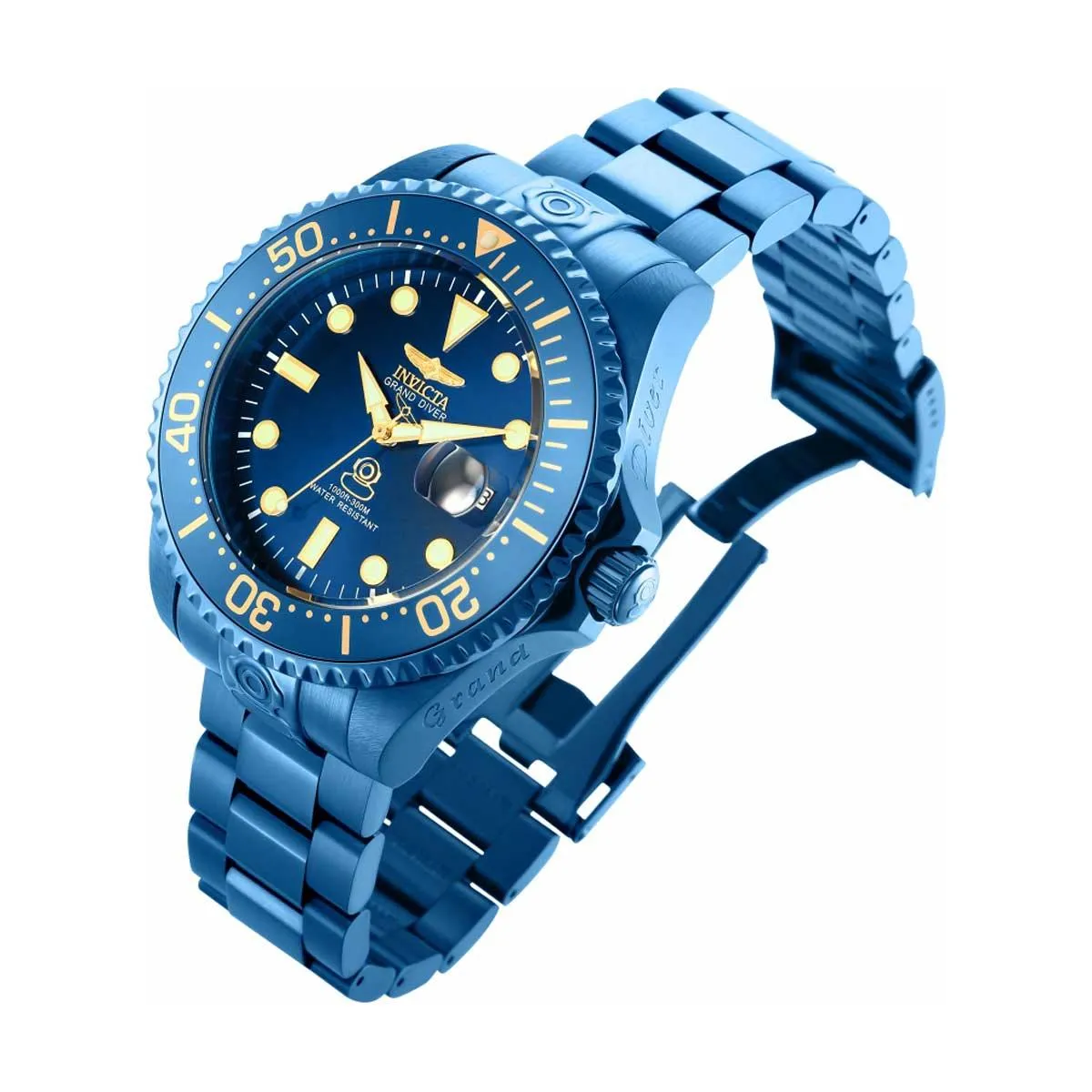 Invicta Men's Automatic Watch - Pro Diver Rotating Bezel Blue Dial Bracelet | 27751
