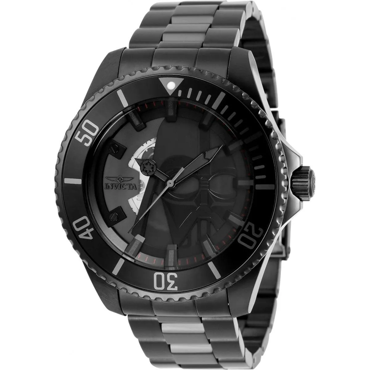 Invicta Men's Automatic Watch - Star Wars Darth Vader Black Dial Bracelet | 32489