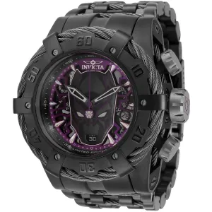 Invicta Men's Chrono Watch - Marvel Black Panther Gunmetal and Black Steel | 35166