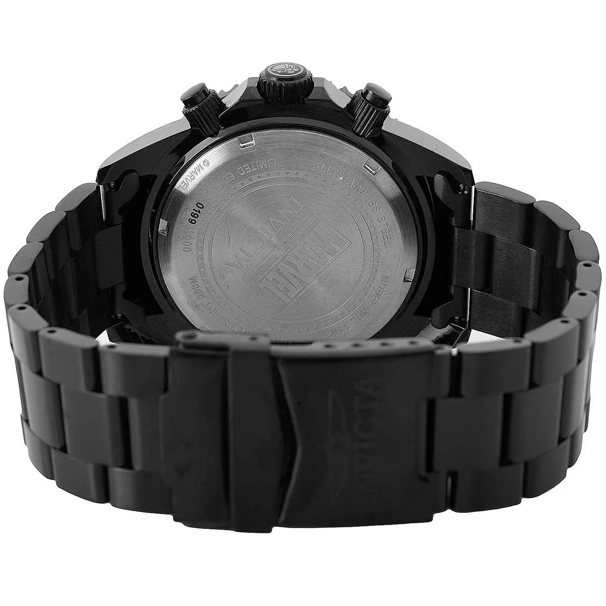 Invicta Men's Chrono Watch - Marvel Black Panther Stainless Steel Bracelet | 34627