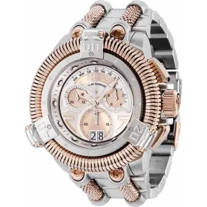 Invicta Men's Chrono Watch - Reserve King Python Silver and Rose Gold Dial | 35222