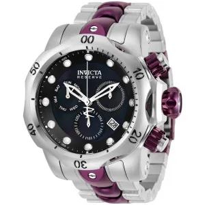 Invicta Men's Chrono Watch - Reserve Venom Black MOP Dial Two Tone Bracelet | 32127