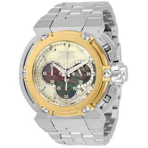 Invicta Men's Chronograph Watch - Coalition Forces Date Silver Bracelet | 30455