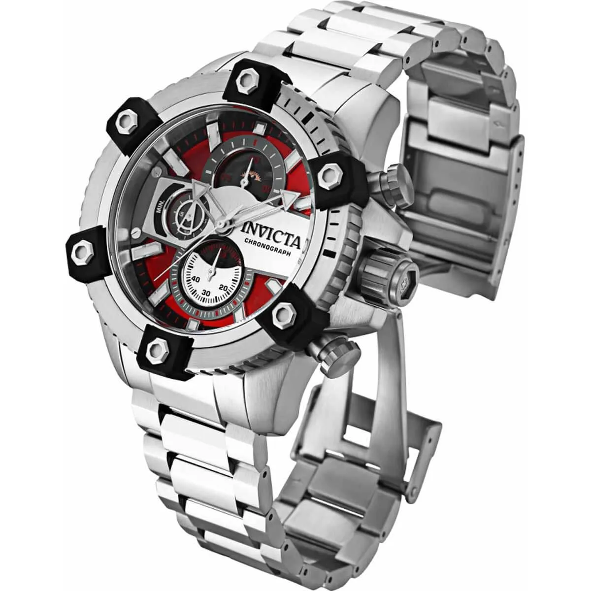 Invicta Men's Chronograph Watch - Coalition Forces Silver Bracelet | 31419