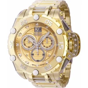 Invicta Men's Chronograph Watch - Flying Fox Quartz Silver and Gold Dial Steel | 38741